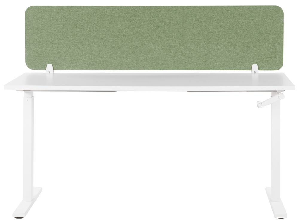 Přepážka na pracovní stůl 180 x 40 cm Walda (zelená)