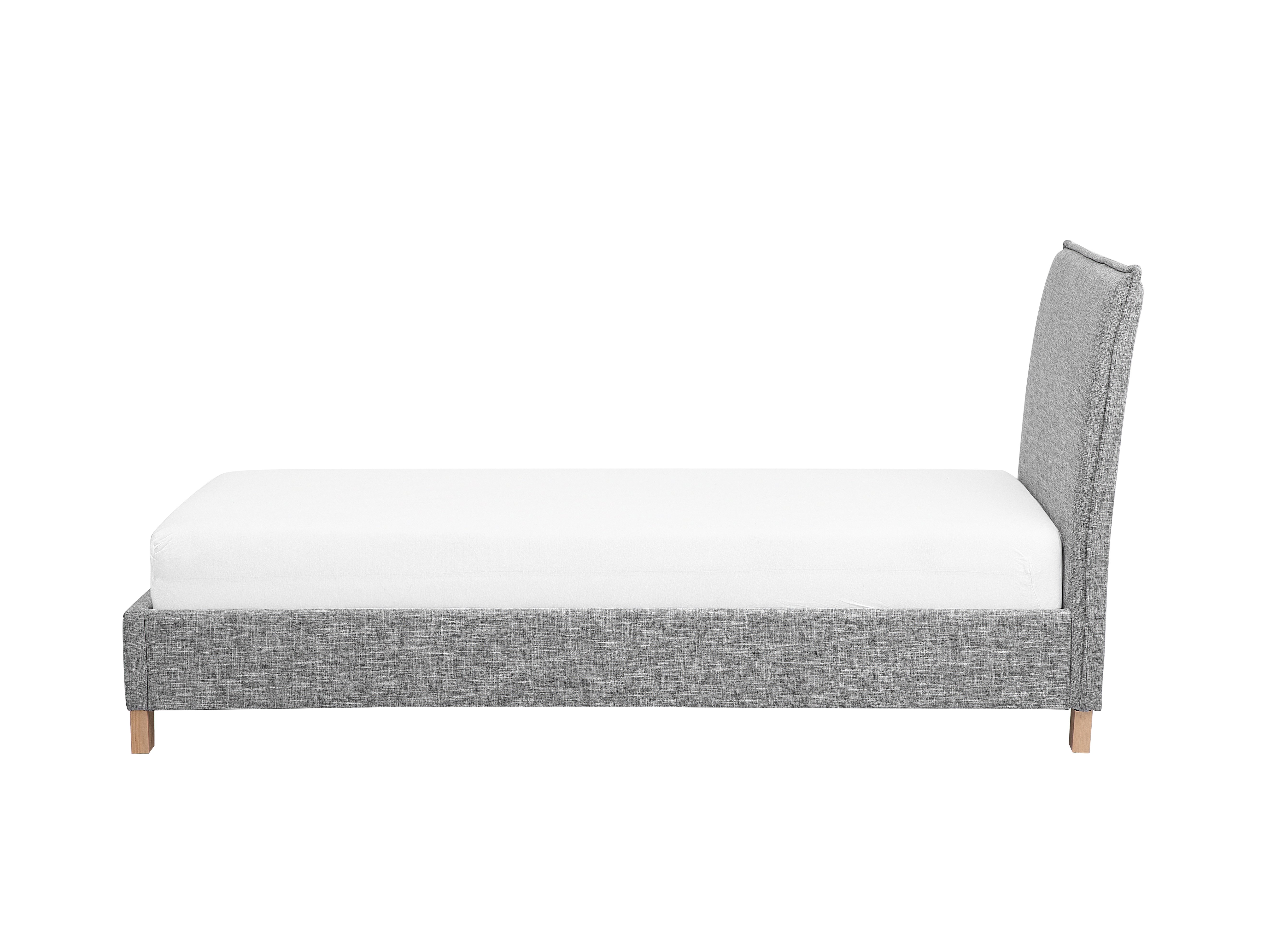 Jednolůžková postel 90 cm SANCHEZ (s roštem) (šedá)