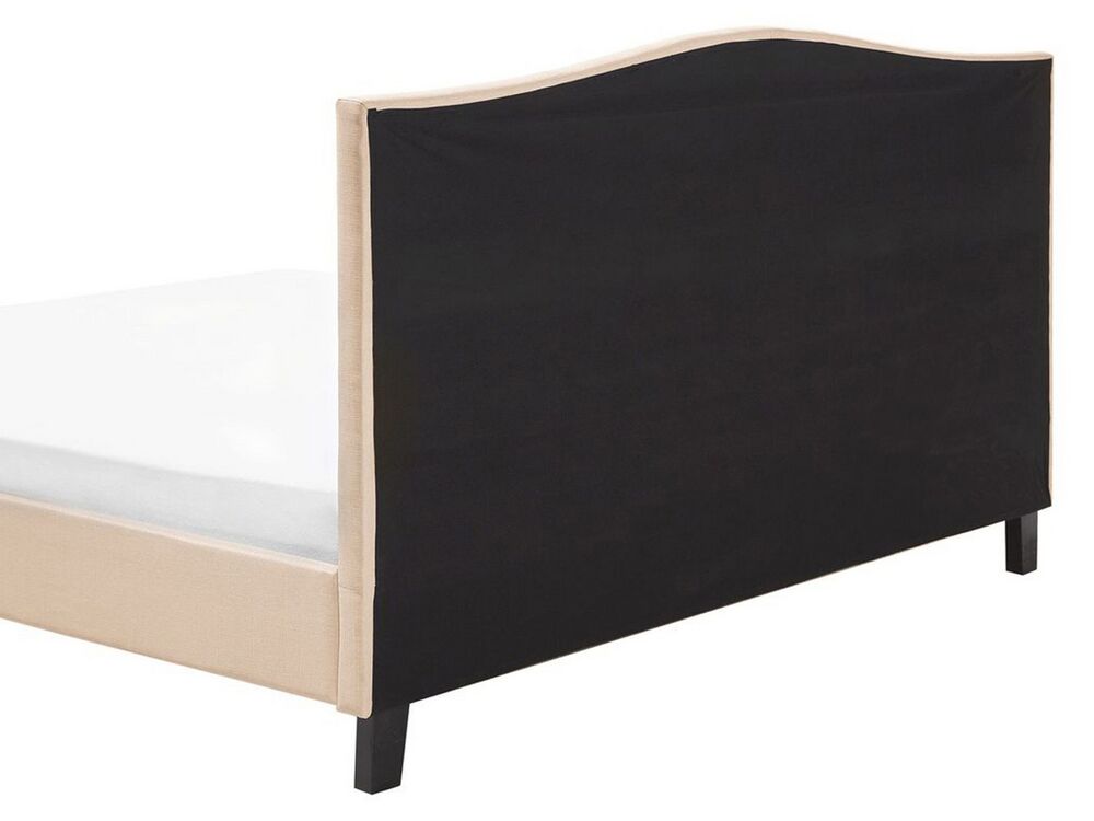 Manželská postel 160 cm MONTHY (s roštem) (béžová)