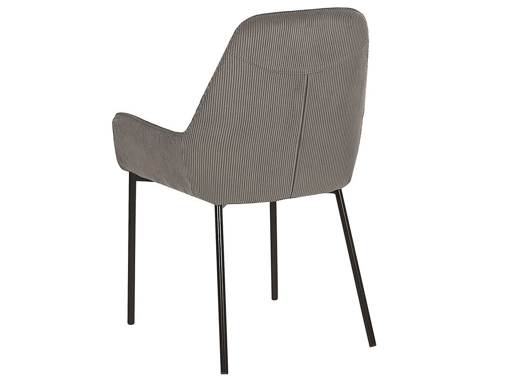 Set 2 ks. jídelních židlí LARNO (šedá)