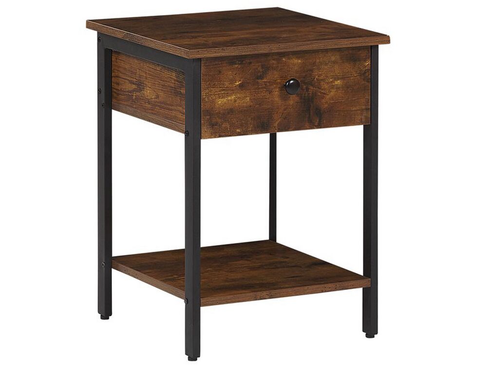 Příruční stolek VASIR (tmavé dřevo)
