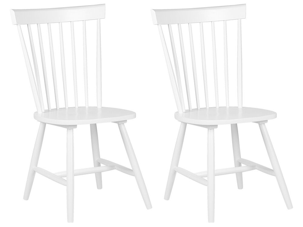 Set 2 ks. jídelních židlí BARGO (bílá)