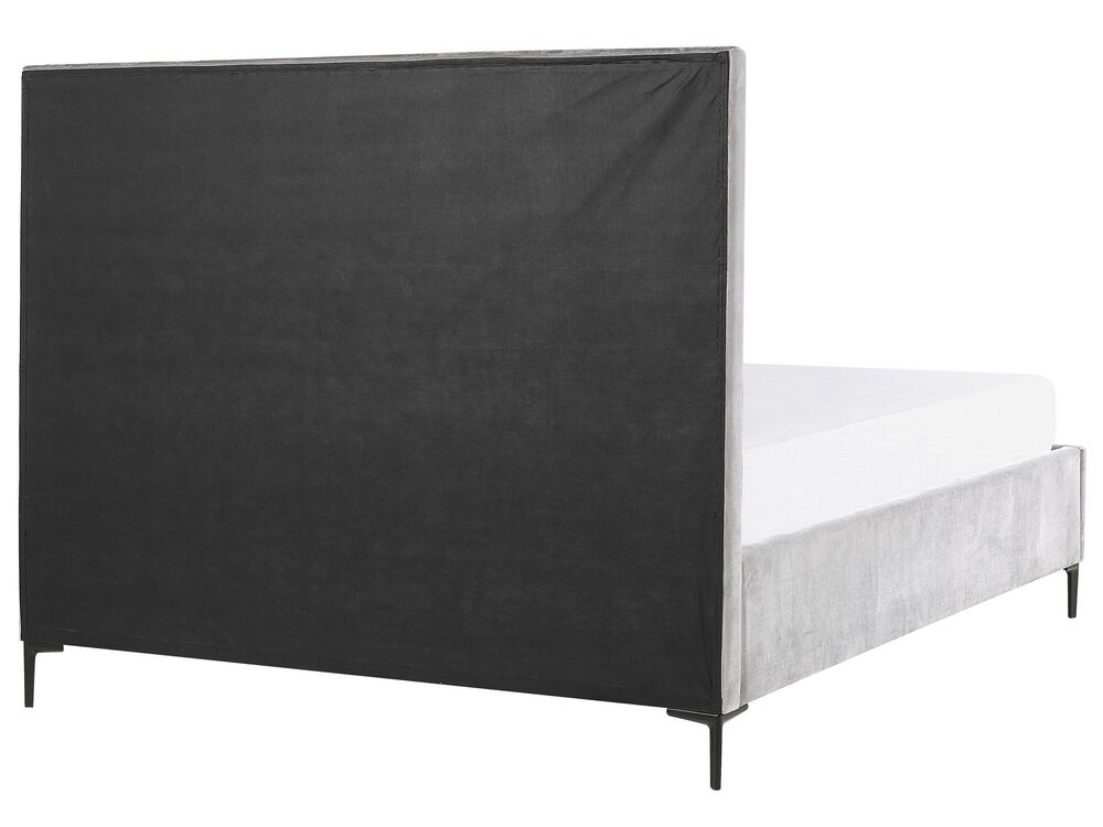 Manželská postel 180x200 cm Sanaza (světlošedá) (s úložným prostorem)
