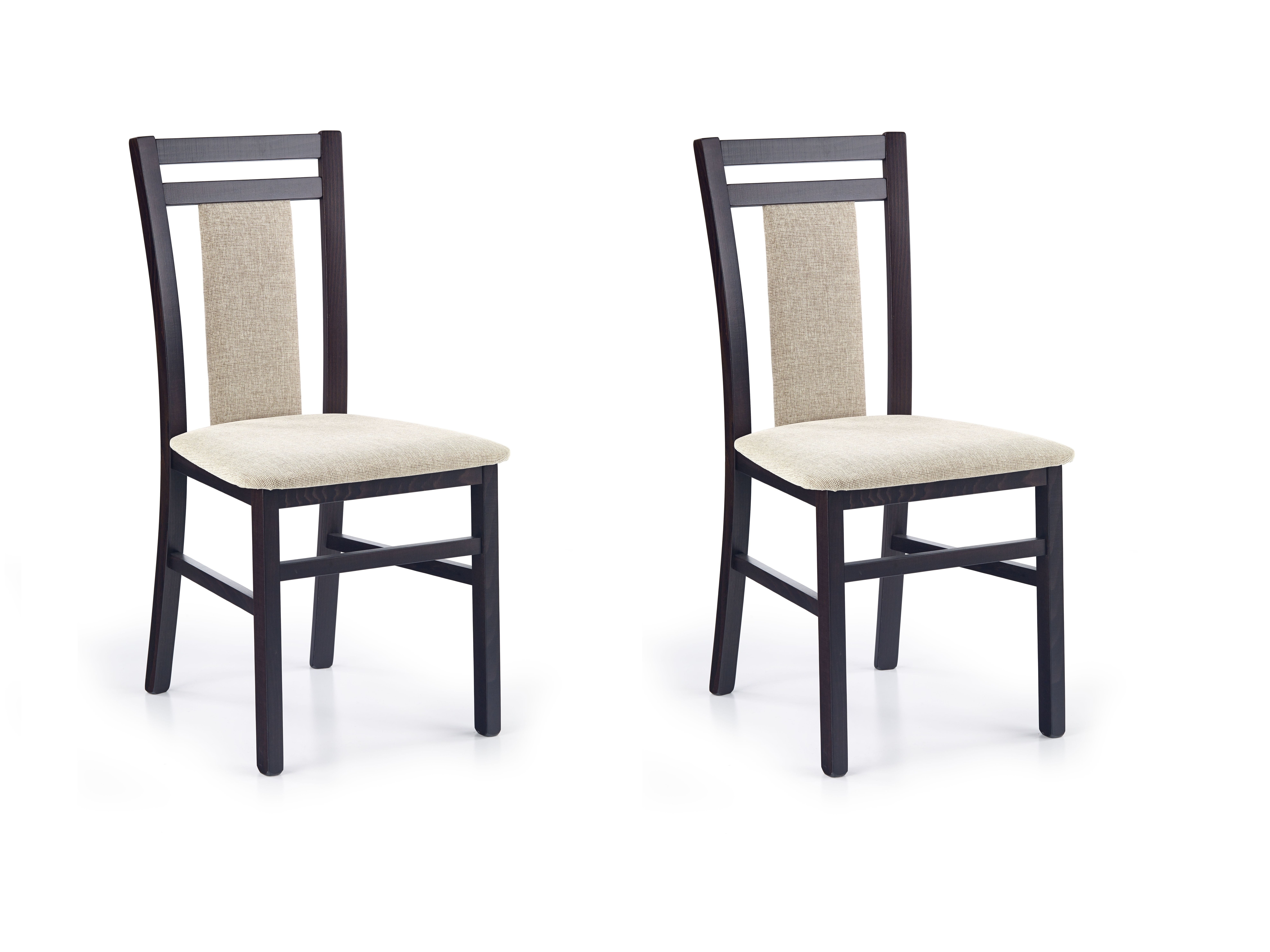 Jídelní židle Harden 8 (2 ks) (wenge + krémová) *výprodej