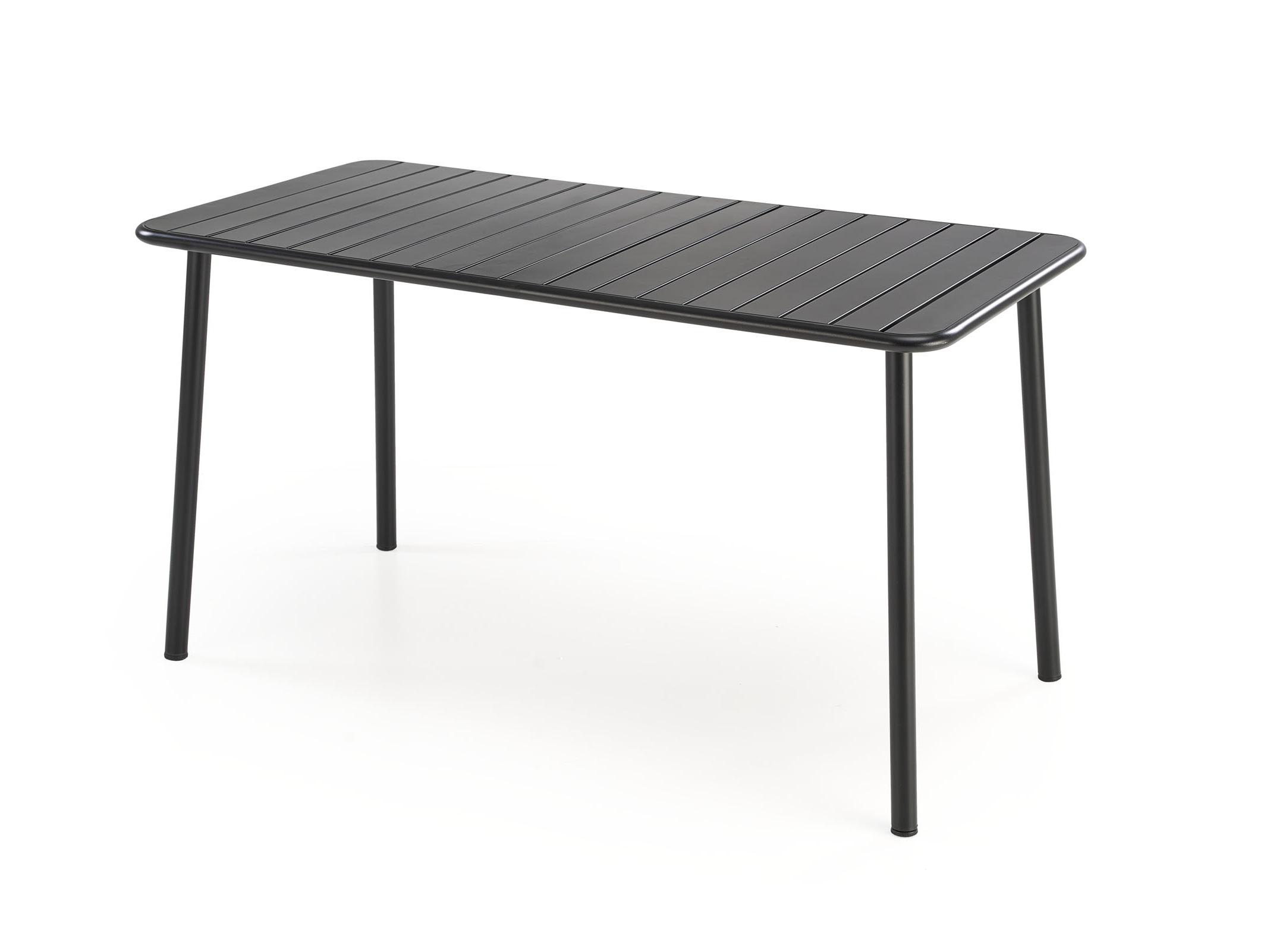 Zahradní stůl Basto 1 (černá) (pro 6 osob)