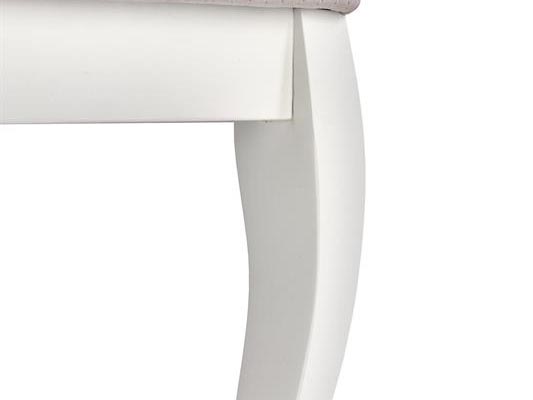 Jídelní židle Velly (bílá + šedá)