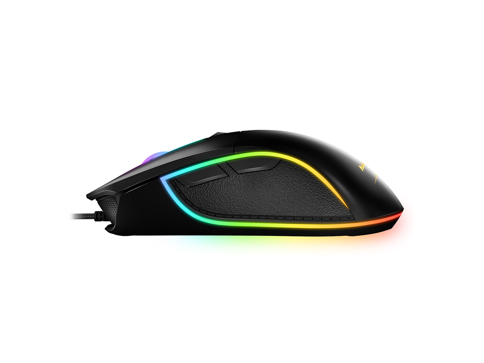 Počítačová myš Swift (černá + vícebarevná) (s LED osvětlením)