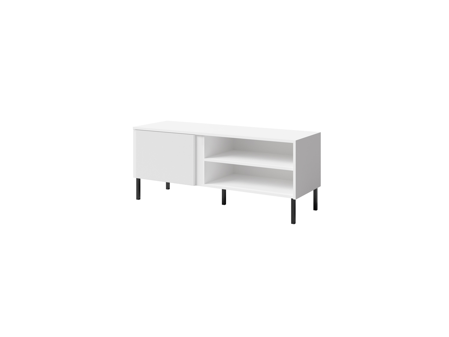 TV stolek/skříňka Munkki 7 (bílá + černá)