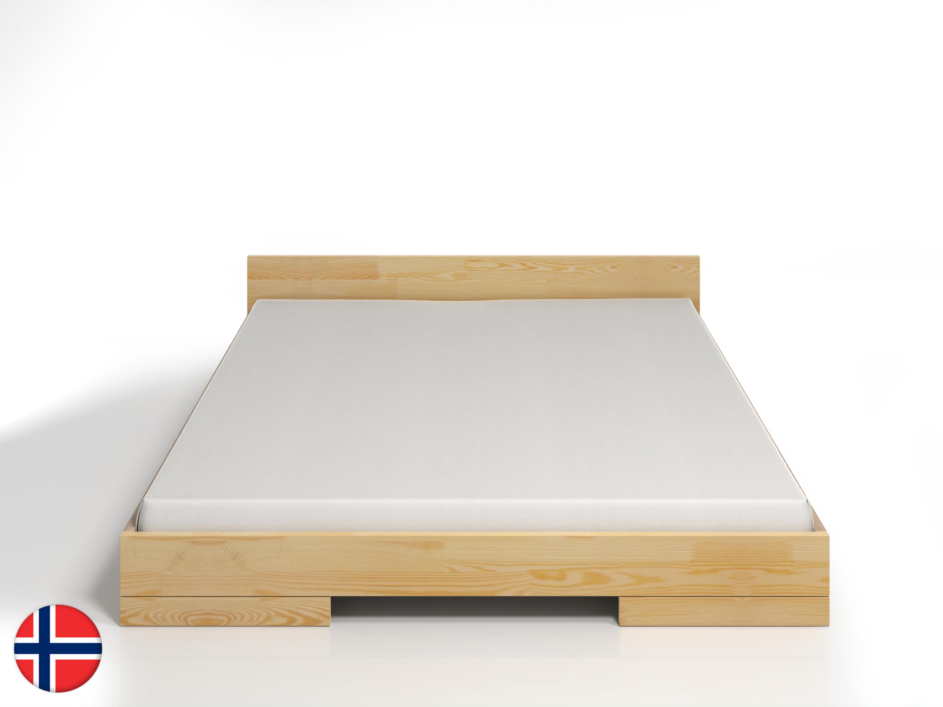 Manželská postel 140 cm Naturlig Stalander Long (borovice) (s roštem)