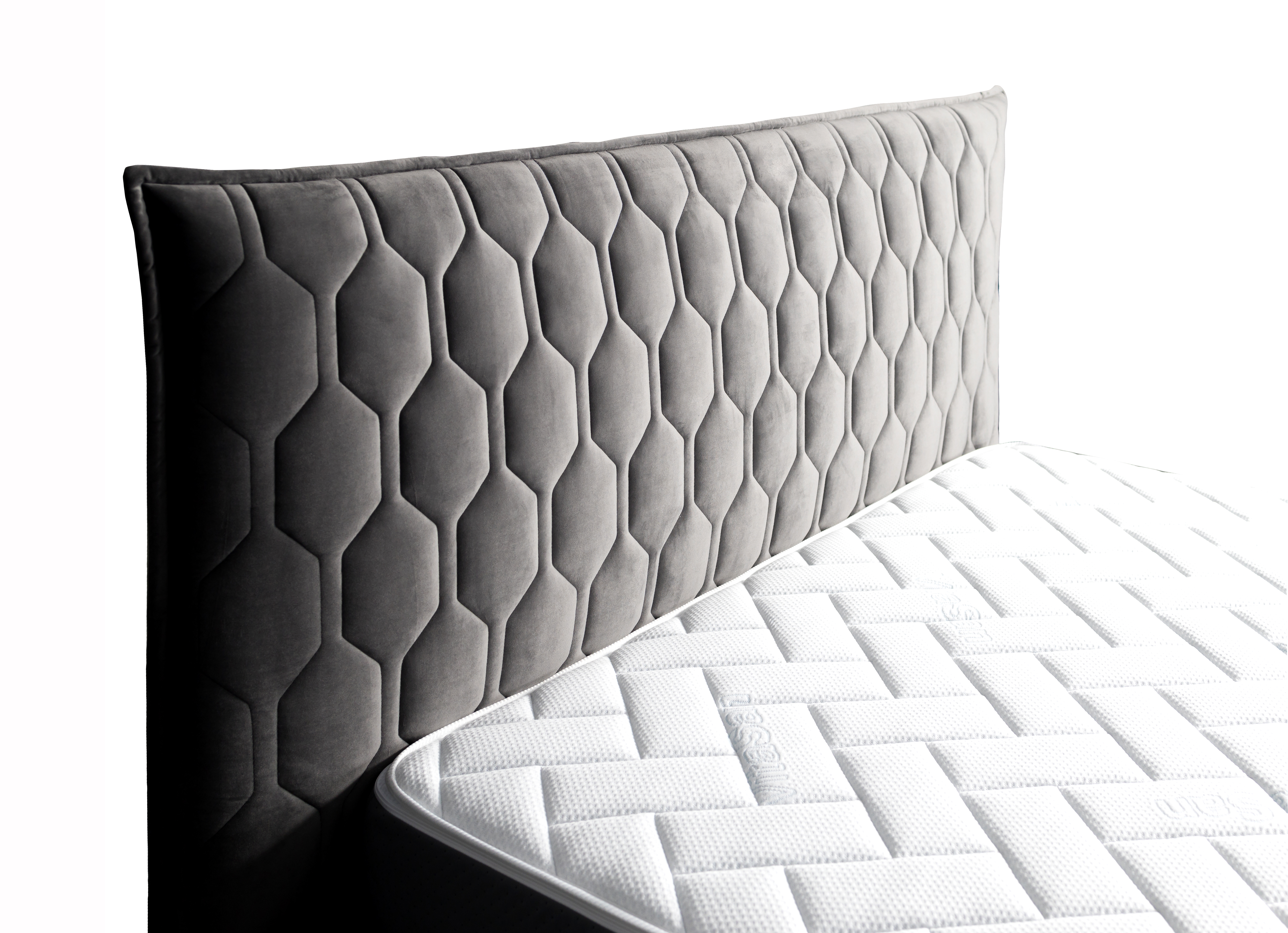 Čalouněná postel 140x200 cm Newie (šedá)