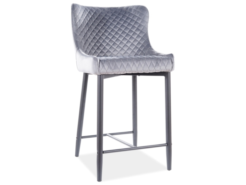 Barová židle Casandra (šedá)