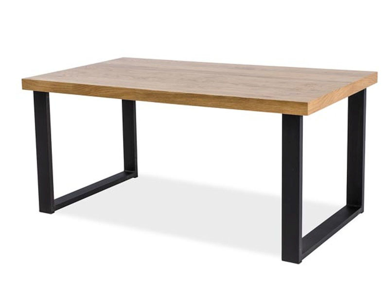 Konferenční stolek Una (dub + černá)
