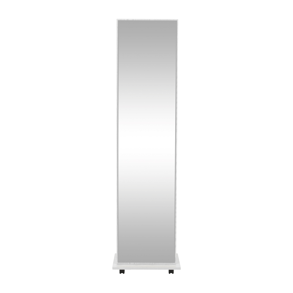 Zrcadlo na kolečkách NM-808 Nepta (bílá)