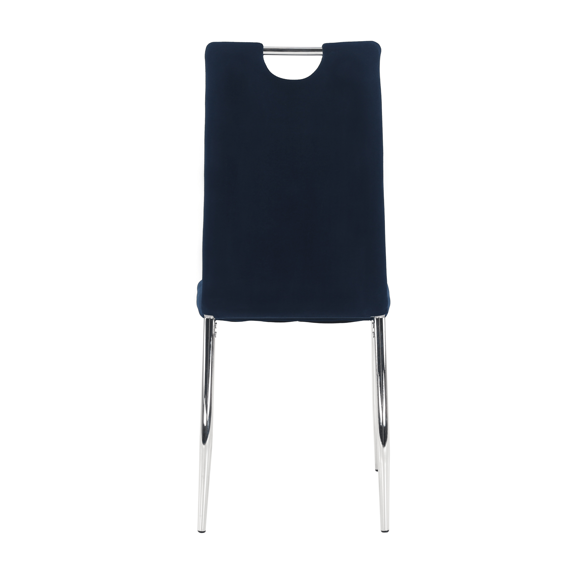 Jídelní židle Don Juan NEW (modrá + chróm)