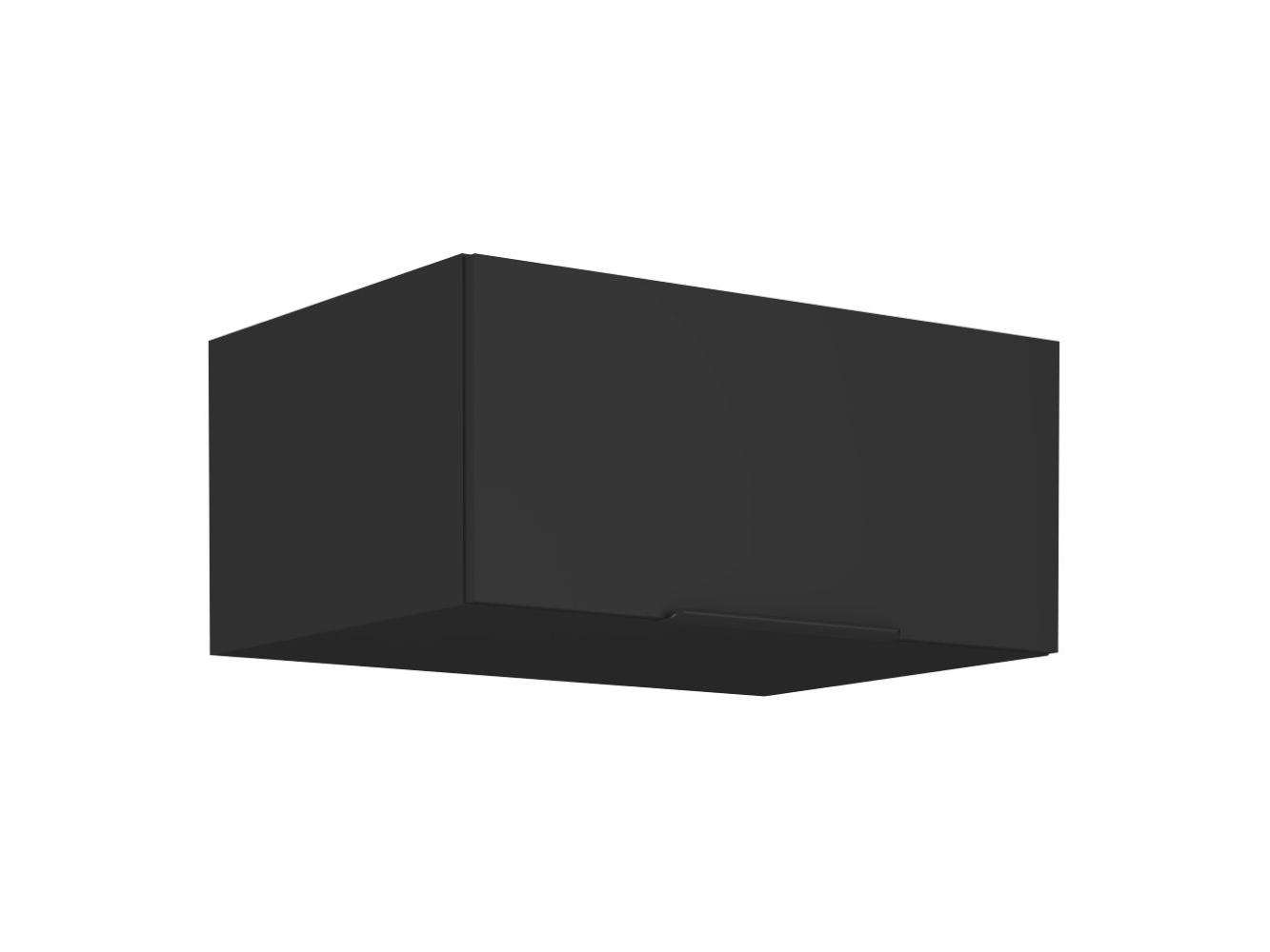 Horní kuchyňská skříňka Sobera 80 NAGU 36 1F (černá)