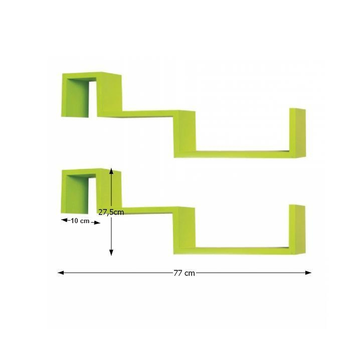 Sada polic (2ks) Frila (zelená)