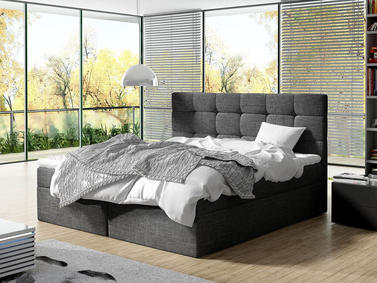 Boxspring postel 180 cm Cinara (muna 10)