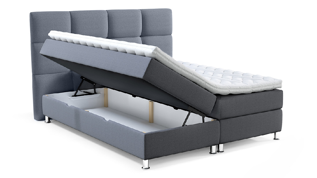 Boxspring postel 140 cm Amarydia (sawana 80)