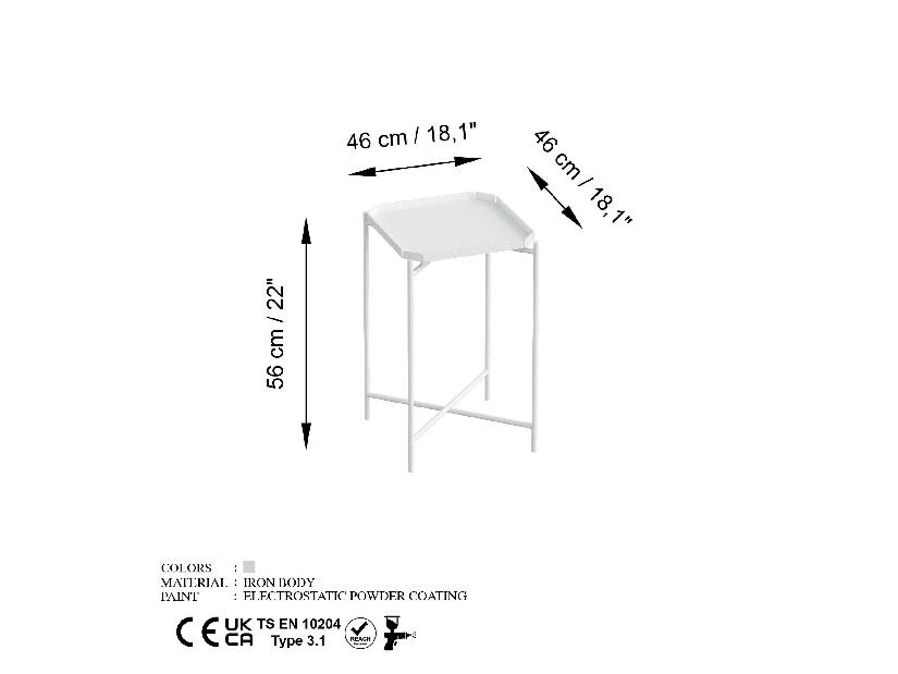  Konferenční stolek Museli 8 (bílá)